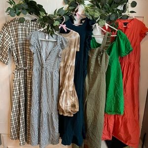 Bundle of spring and Summer dresses